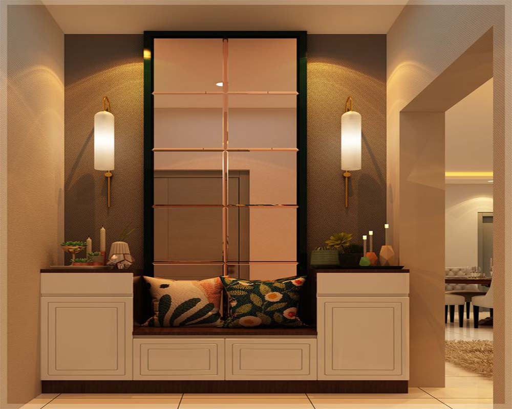 Full view of a modern 2 BHK interior design done by a best interior designer in Pune.
