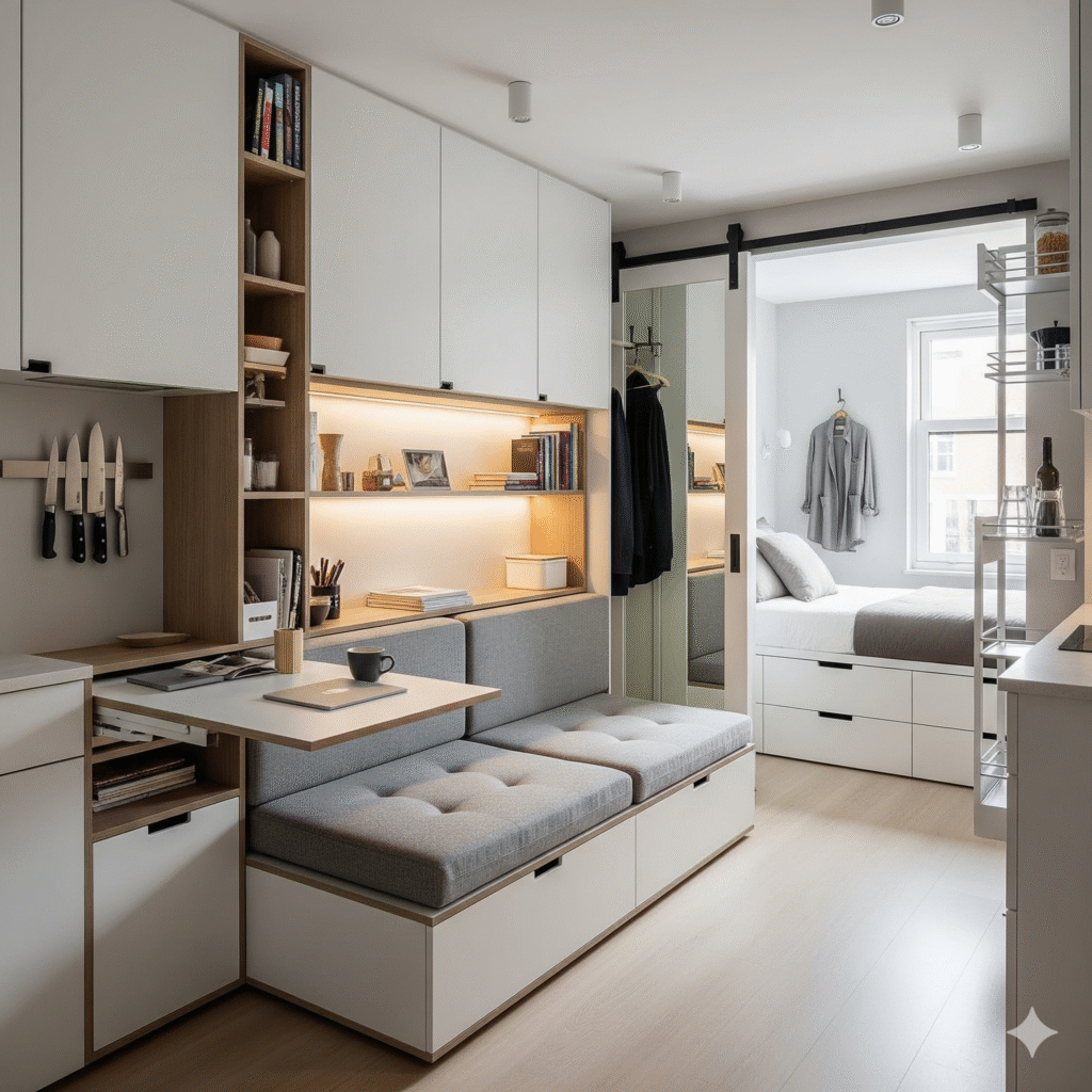 Picture of 30 Small Apartment Storage Ideas to Create More Room Fast