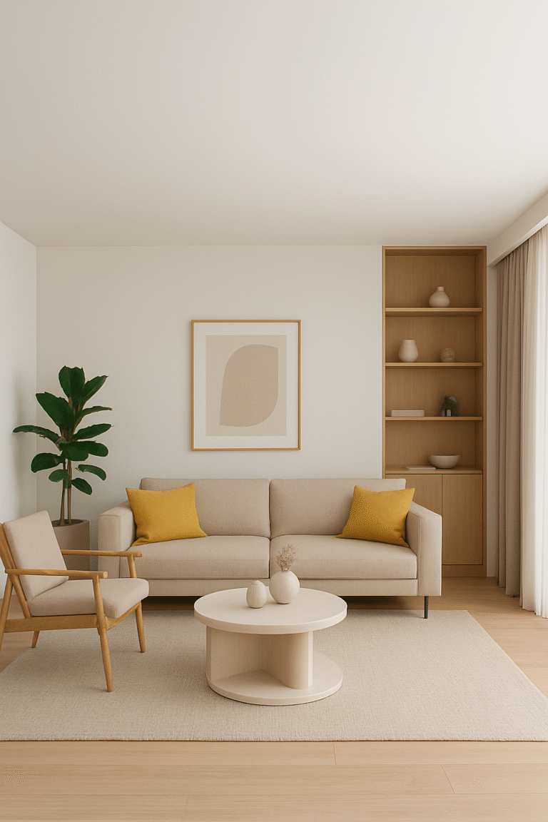 Design consultation and 3D visualization of a custom living space.
